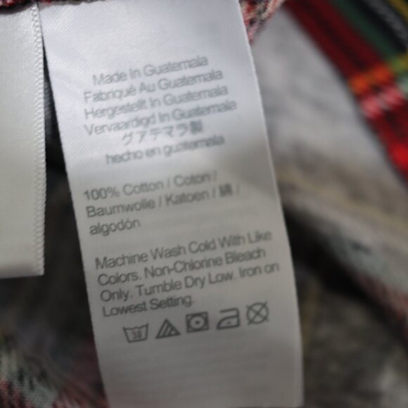 J. Crew Classic Plaid Turtle Neck Long Sleeve T-shirt LG - Picture 10 of 12